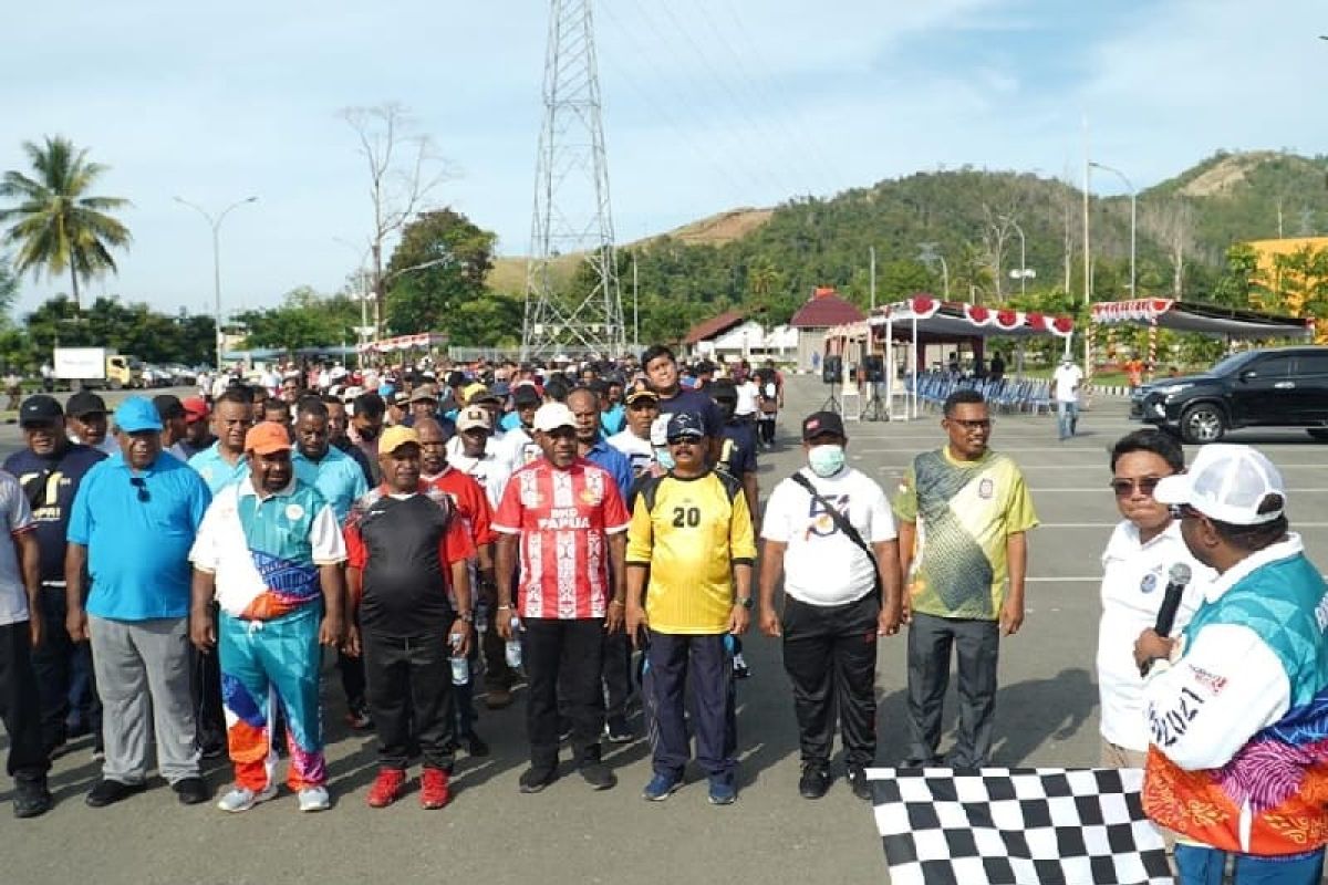 Pemprov Papua gelar jalan santai sambut HUT Ke-51 Kopri 2022