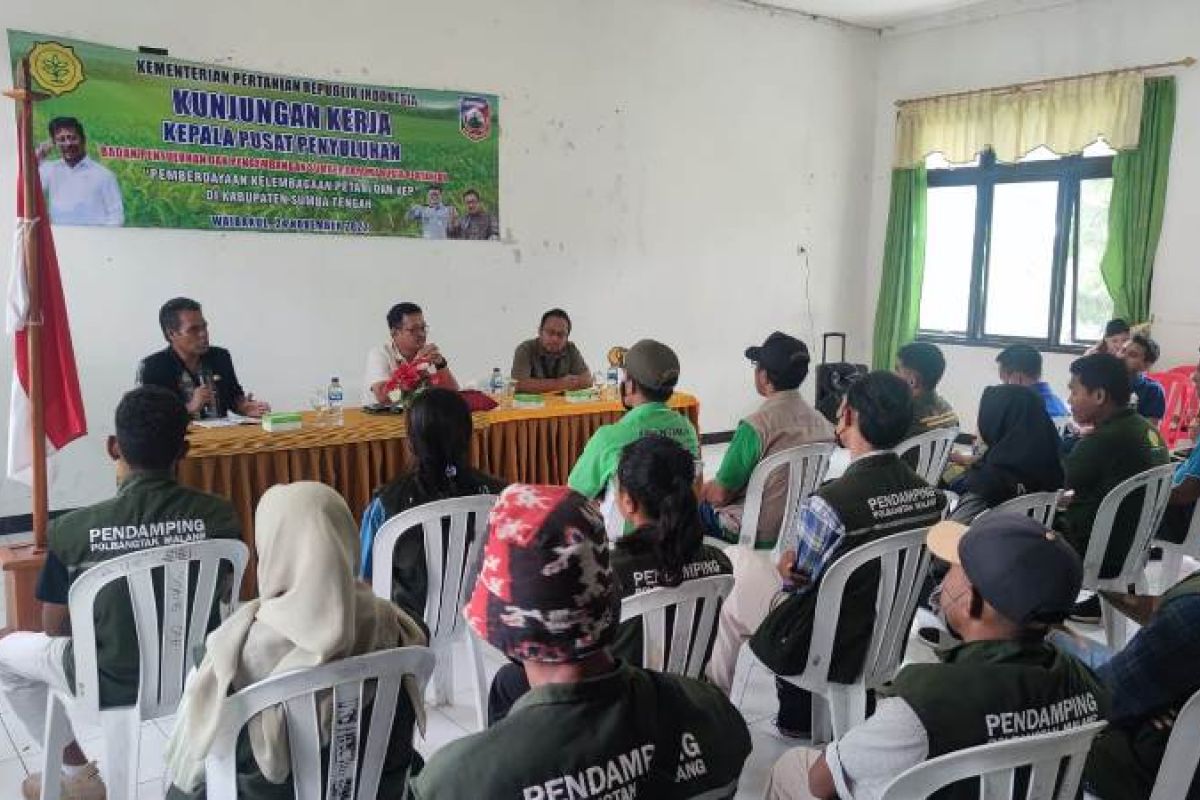 Kementan dorong pemberdayaan kelembagaan petani di Kabupaten Sumba Tengah