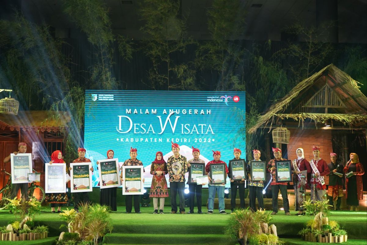 Pemkab Kediri mendorong pengembangan potensi desa wisata