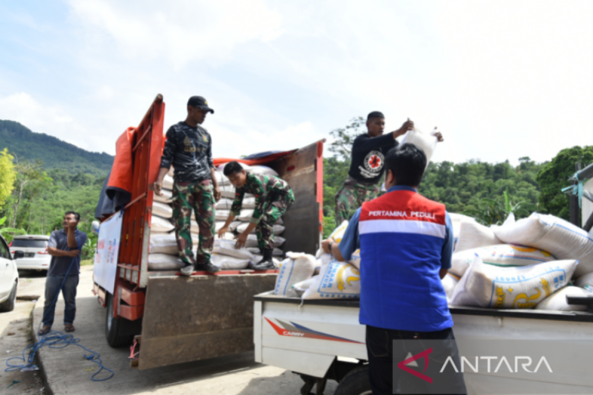 Pertamina salurkan bantuan ke Pemda dan Polda Kabupaten Cianjur