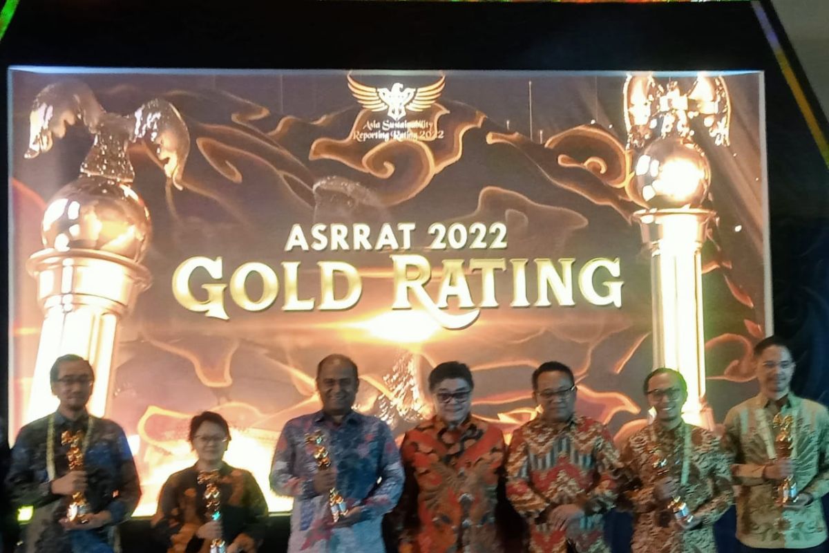 PT Timah raih penghargaan Gold Rank Asia Sustainability Reporting Rating