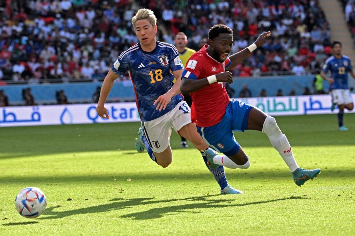Kosta Rika menang 1-0, Jepang gagal lanjutkan kejutan di Piala Dunia