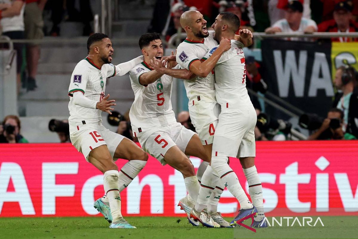 Maroko buat kejutan dengan taklukkan Belgia 2-0