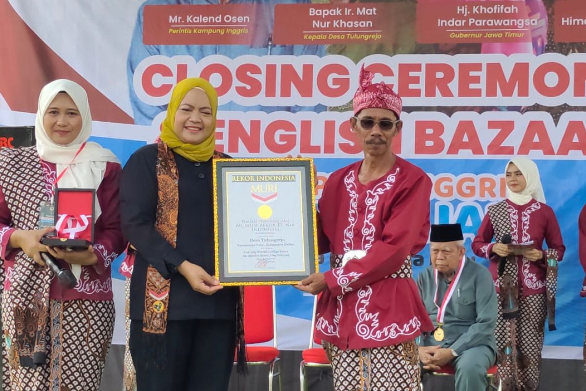 Program Kampung Inggris Mengajar pecahkan dua rekor MURI