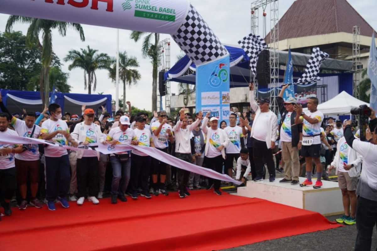 Bank Sumsel Babel gelar BSB Run rayakan HUT ke-65