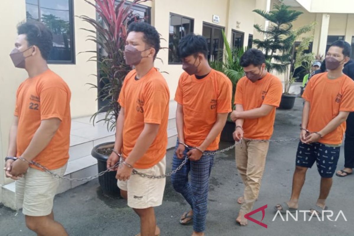 Polisi tetapkan lima tersangka pembunuh pelajar di Medan