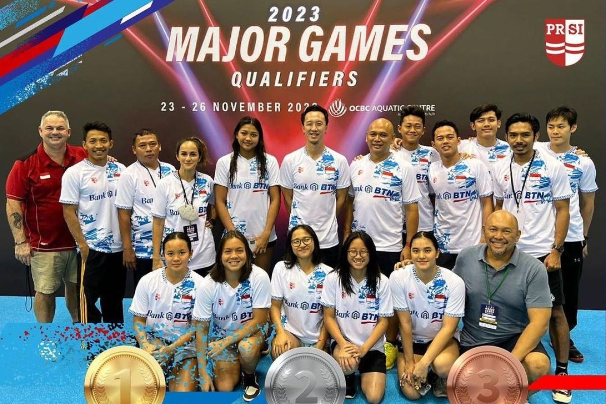 Indonesian swimmers bag six gold medals at Major Games Qualifiers 2023