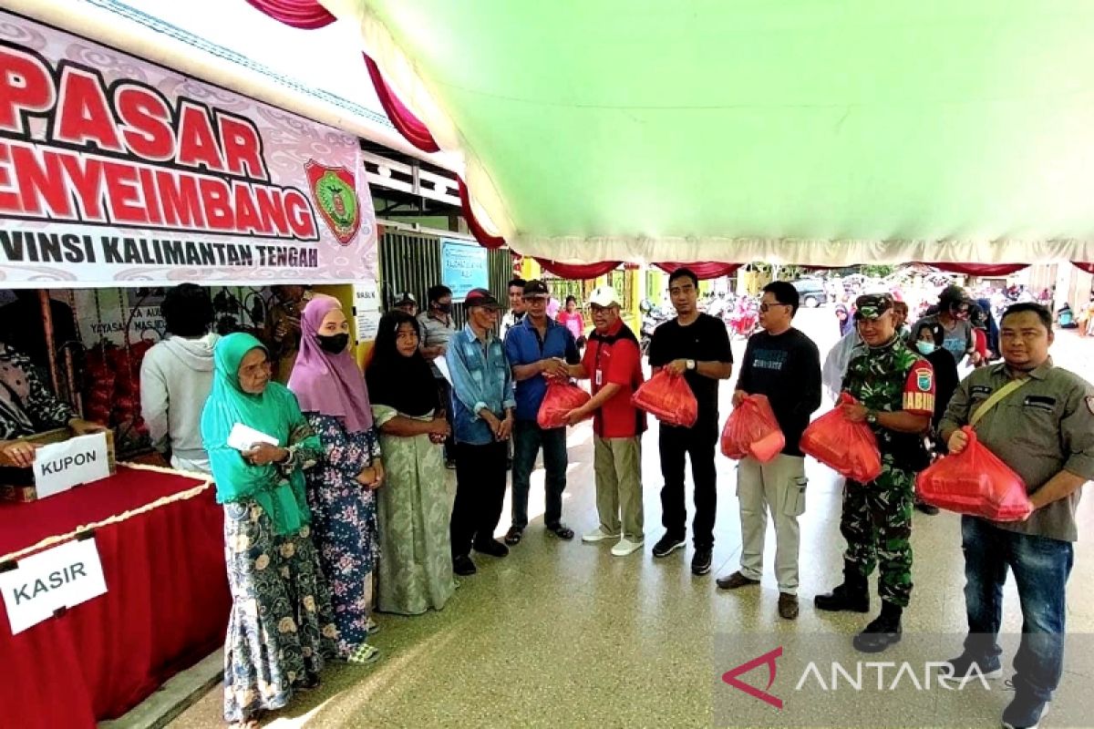 Pasar penyeimbang bantuan Pemprov Kalteng sasar kawasan padat penduduk di Kotim