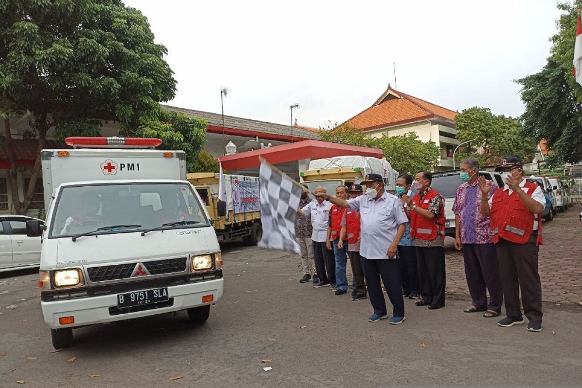 PMI Jatim kirim bantuan sosial untuk korban gempa di Cianjur