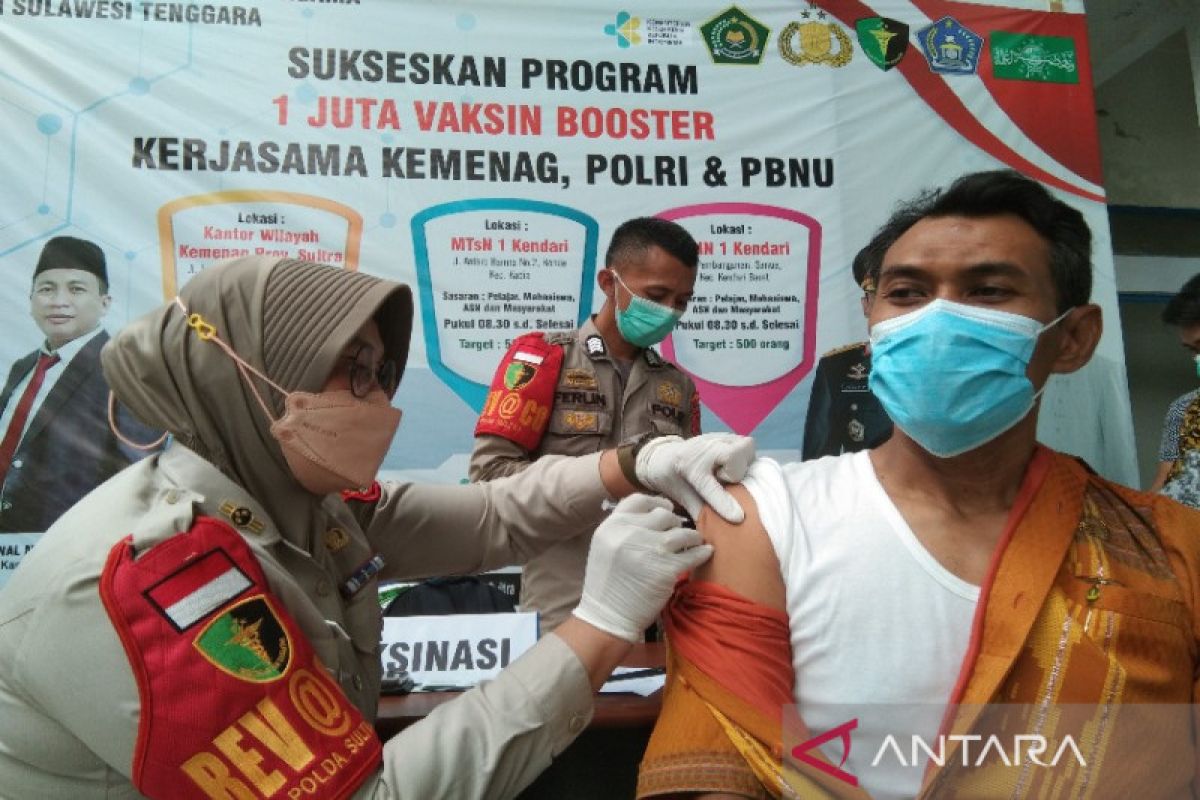 Vaksinasi dosis lengkap di Kendari mencapai 198.300 jiwa