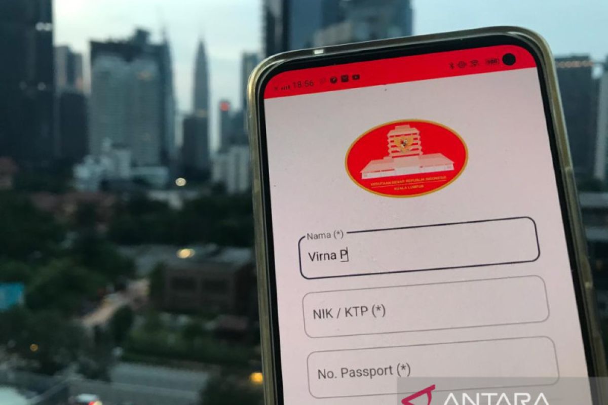 KBRI mulai menggunakan KBRIKL APP untuk mendata WNI di Malaysia