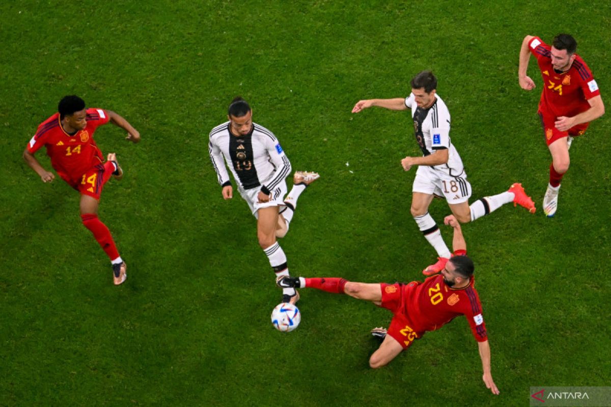 Jerman vs Spanyol berakhir imbang 1-1