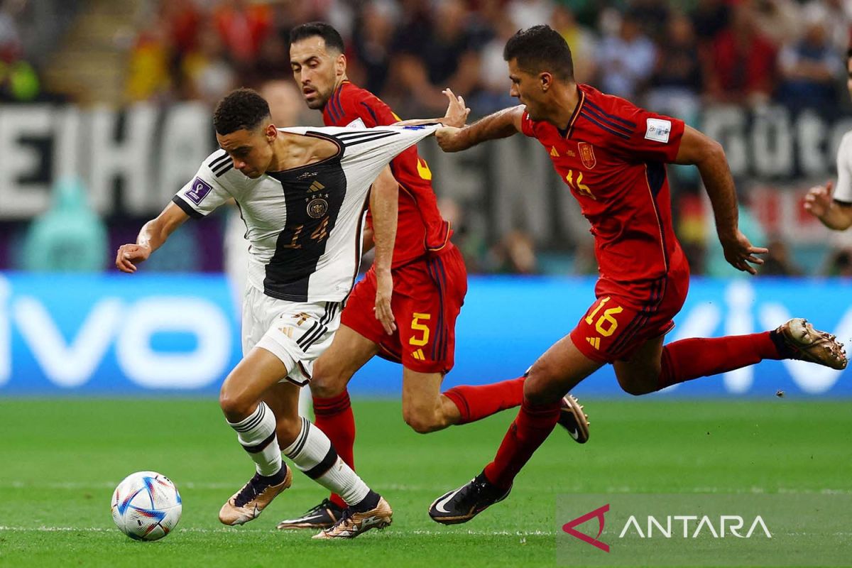 Main imbang, gol Niclas selamatkan Jerman dari kekalahan lawan Spanyol