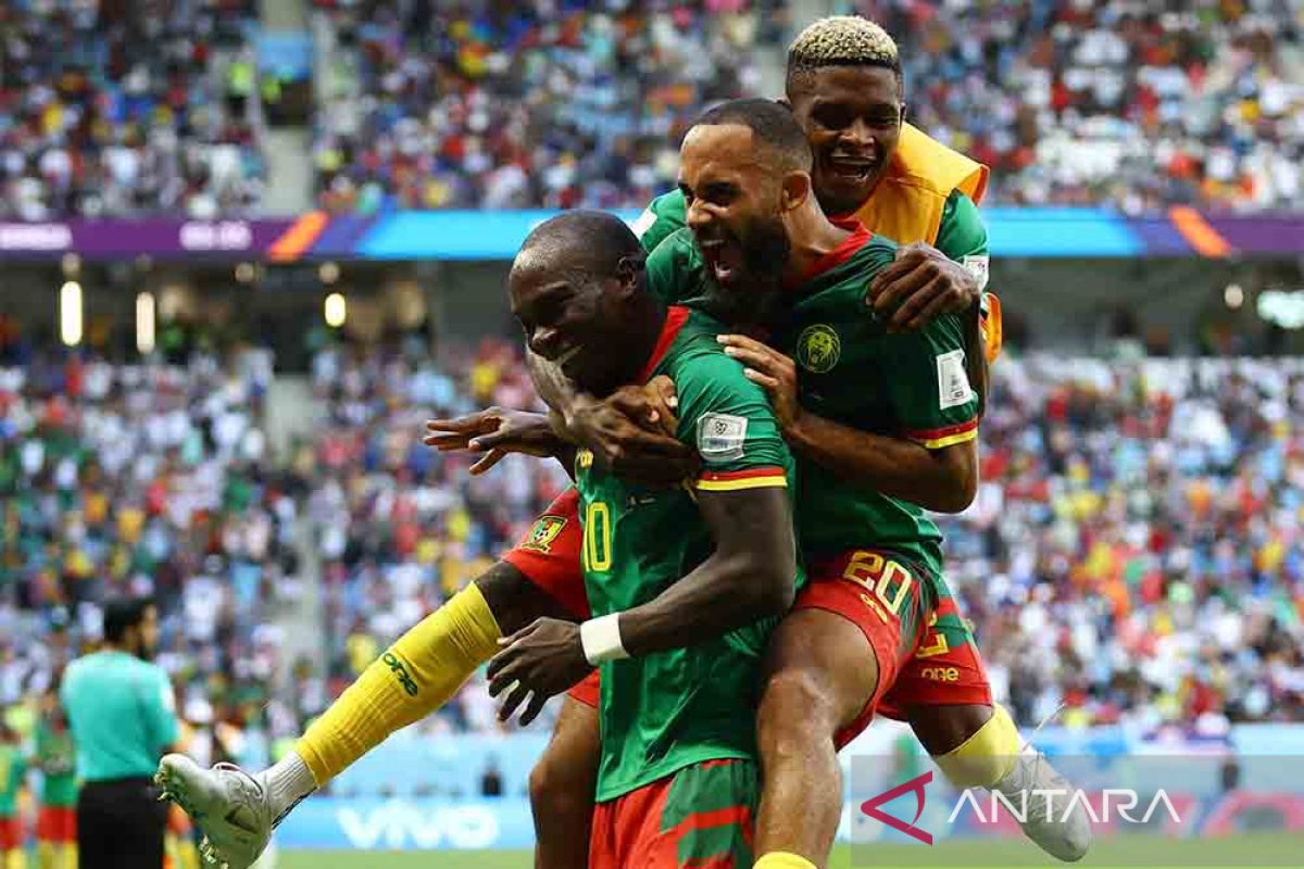 Kamerun vs Serbia berakhir imbang