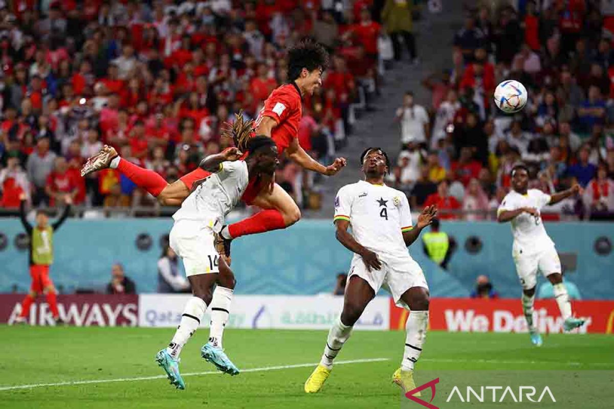 Piala Dunia 2022-Ghana tekuk Korea Selatan 3-2