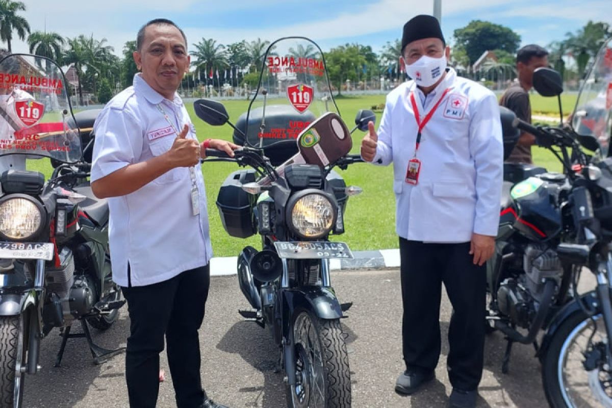 PMI Kabupaten OKU dan 4 daerah lain terima motor ambulance