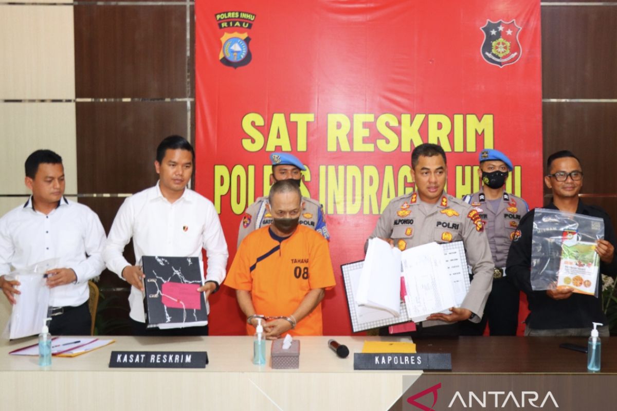 Polres Inhu ungkap modus korupsi pengadaan bibit kedelai