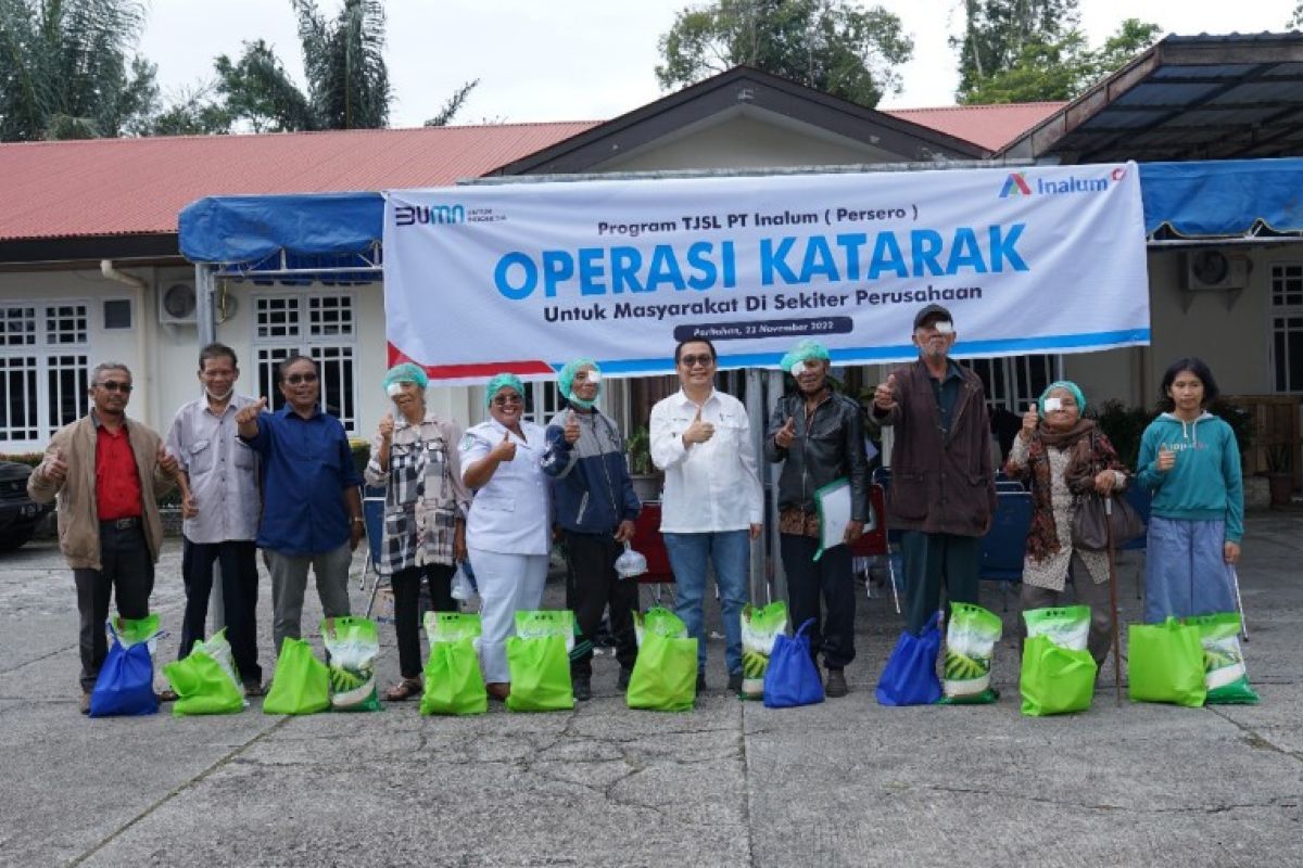 INALUM gelar operasi katarak gratis semarakkan HUT ke-47