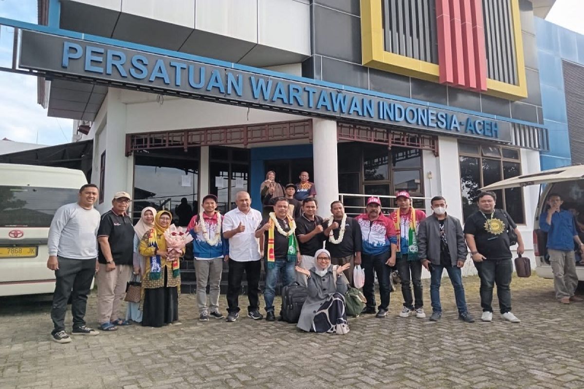 Kontingen Porwanas PWI Aceh kembali, Ketua SIWO: Terima kasih kawan-kawan