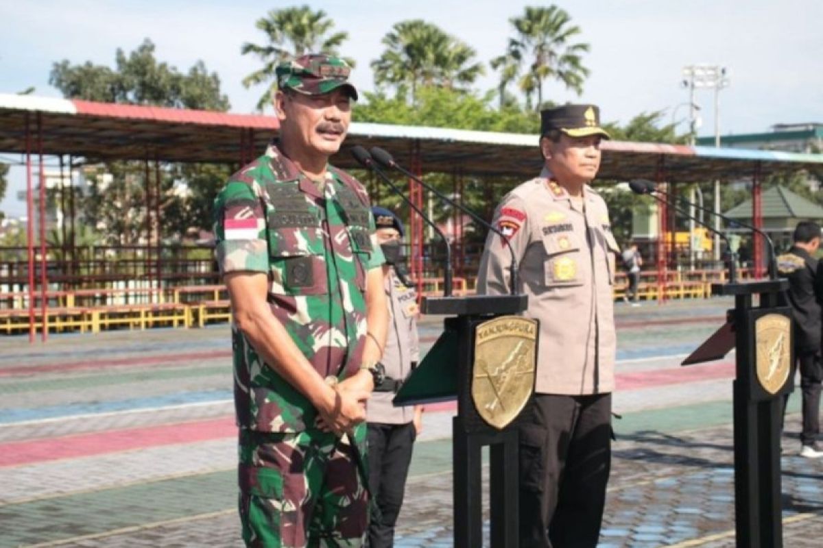 2.466 personel TNI-Polri amankan kunker Presiden Jokowi ke-Kalbar