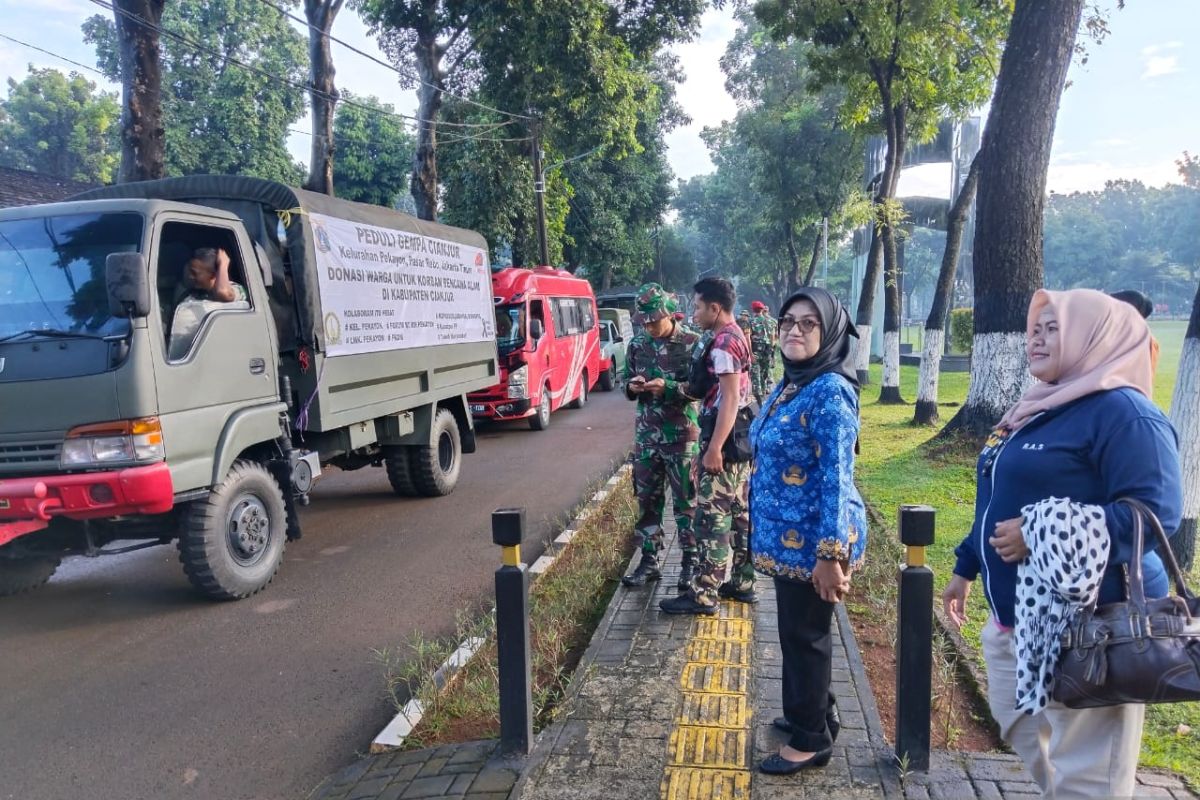 Kelurahan Pekayon Jaktim kirim bantuan untuk korban gempa Cianjur