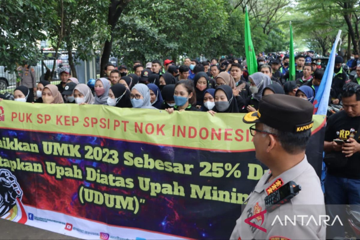 UMK Kabupaten Bekasi naik 7 persen jadi Rp5,1 juta