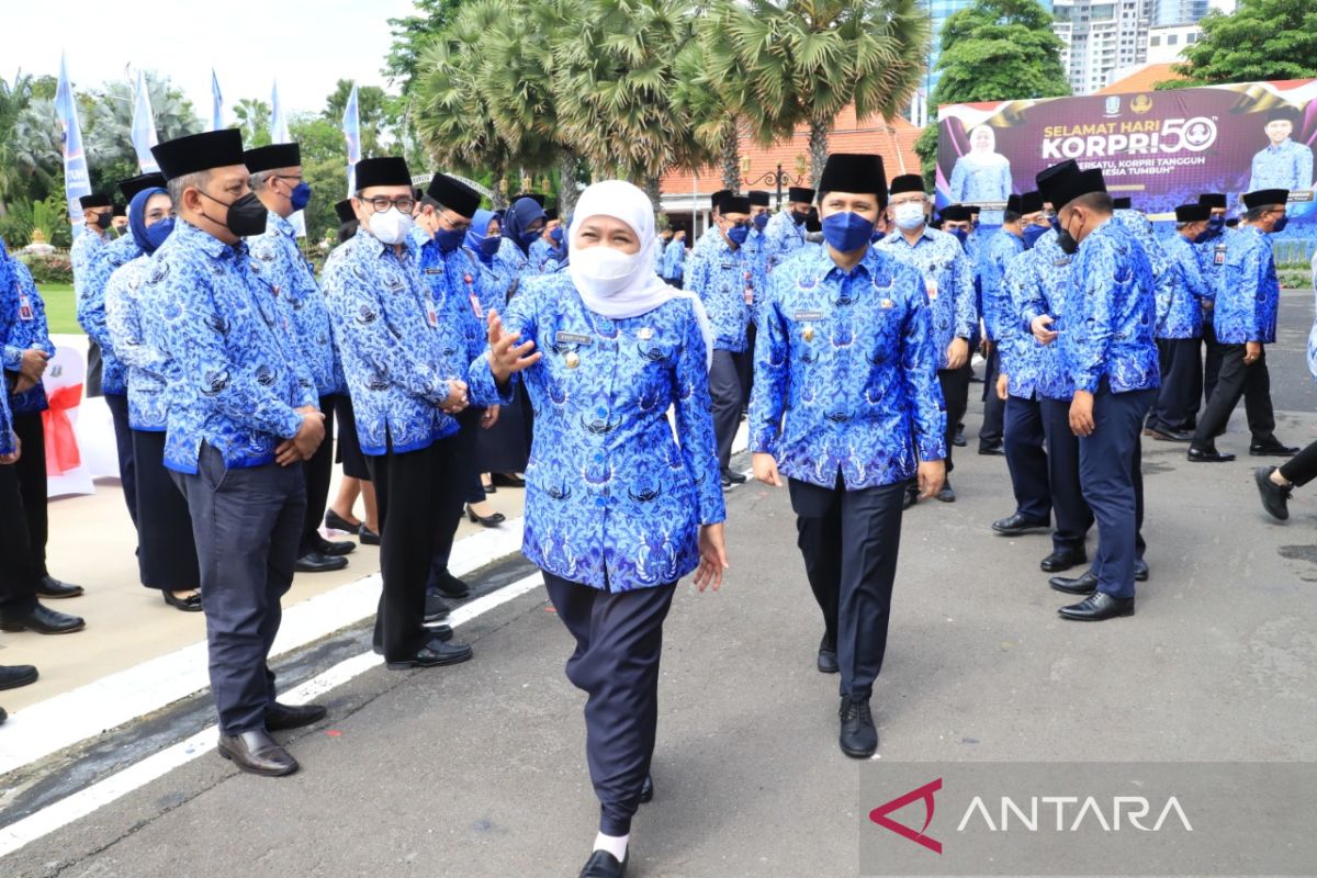 Gubernur Khofifah ingatkan ASN Jatim tingkatkan inovasi pelayanan publik