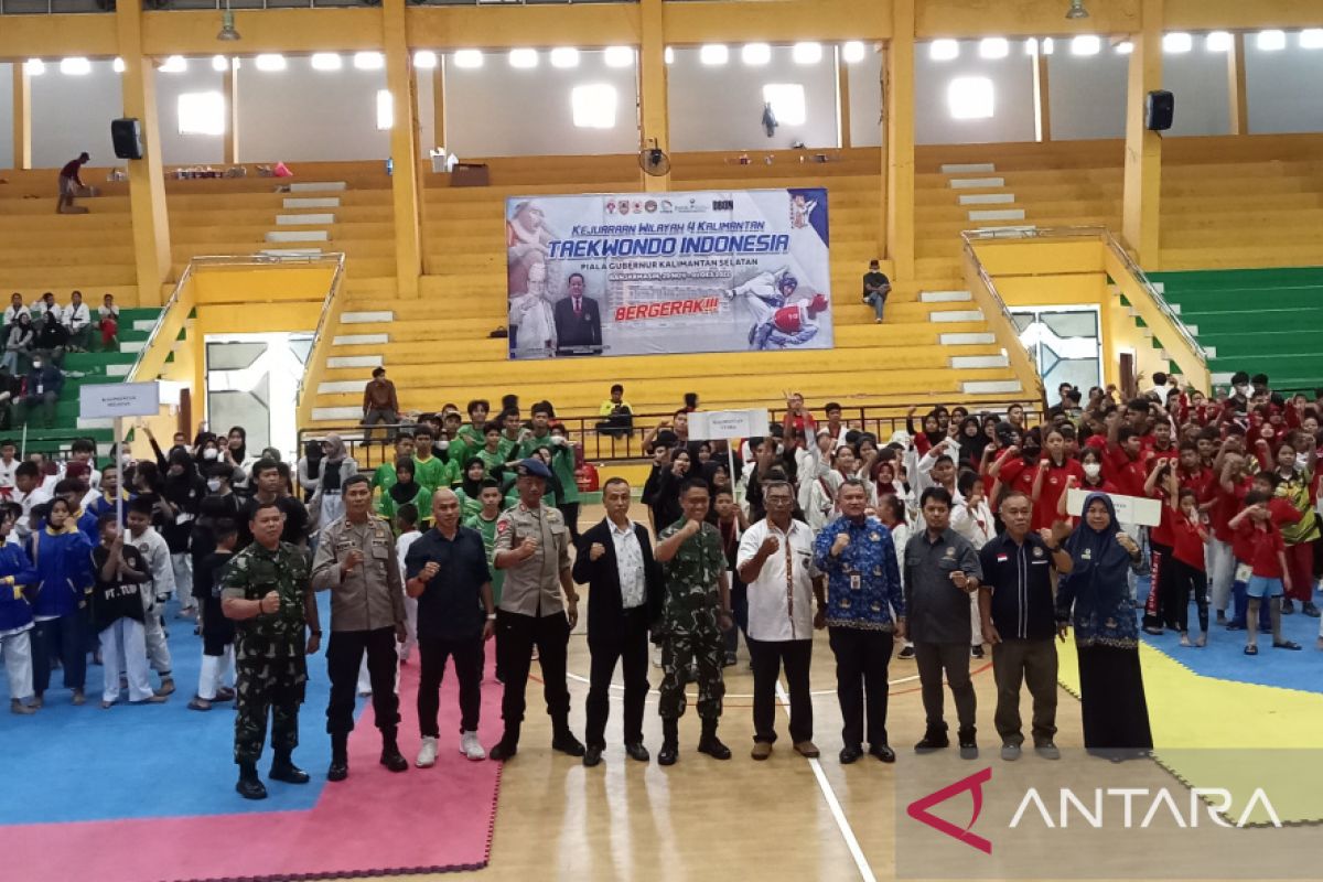 4 provinsi kirim atlet di kejuaraan wilayah taekwondo Indonesia di Banjarmasin