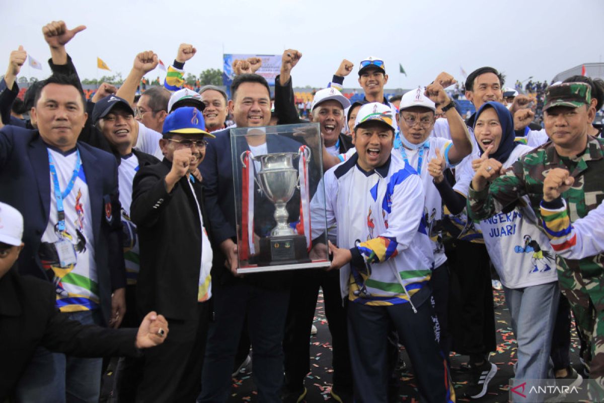 Kota Tangerang raih juara umum Porprov Banten 2022