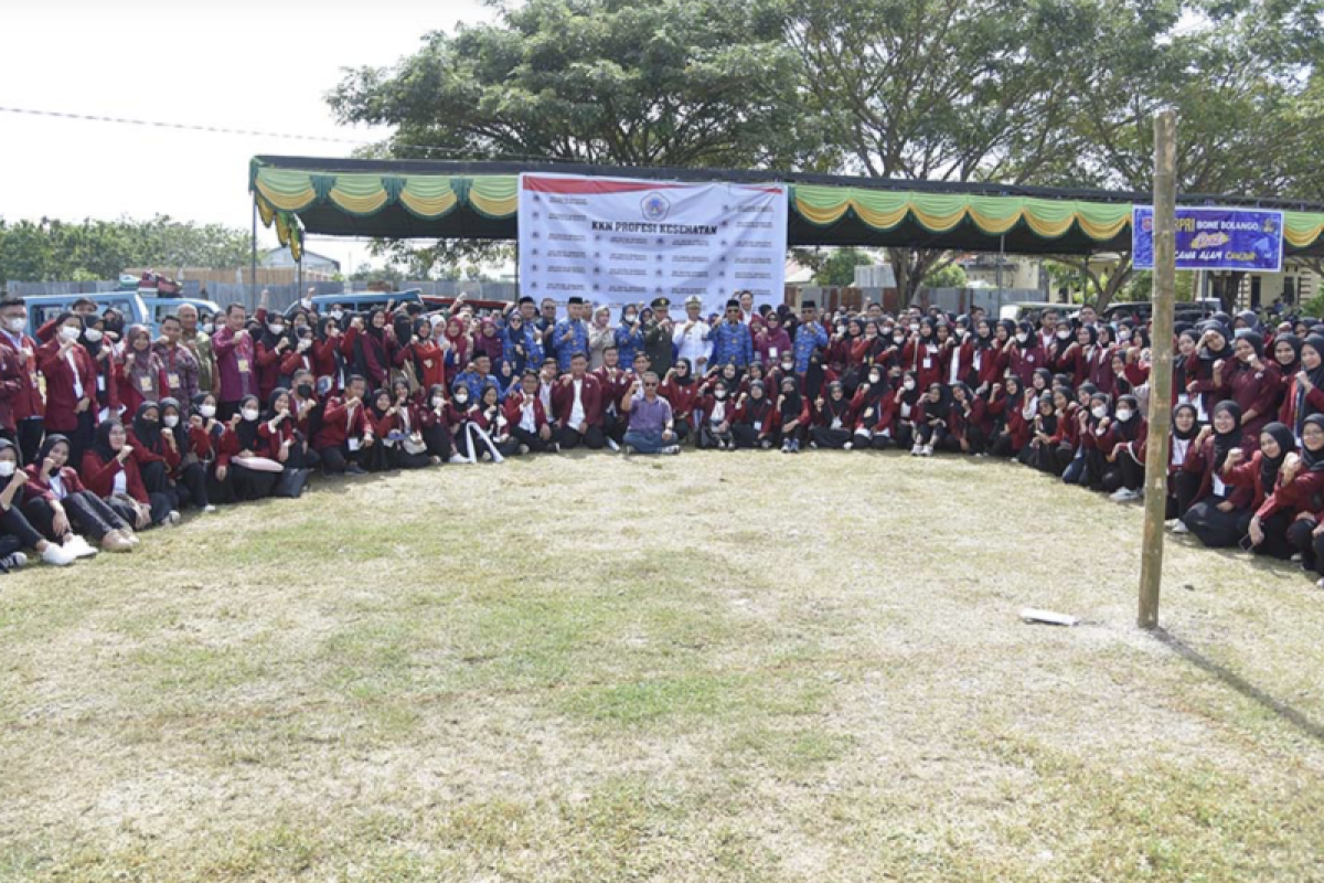 354 mahasiswa Universitas Negeri Gorontalo KKN profesi kesehatan di Bone Bolango