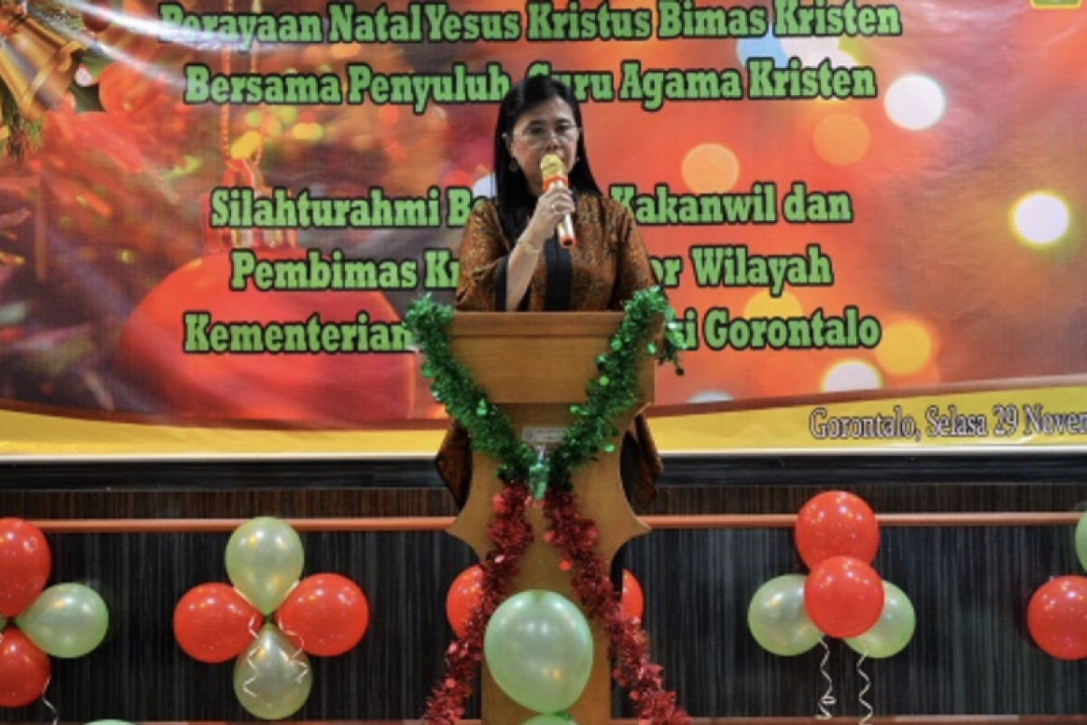 Kanwil Kemenag layani 23.276 umat Kristiani di Provinsi Gorontalo