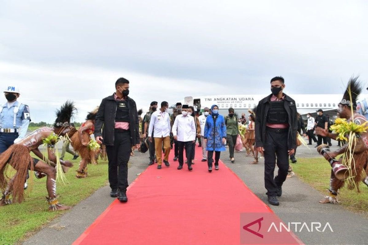 Wapres Ma'ruf Amin lanjutkan kunjungan kerja ke Merauke, Papua Selatan