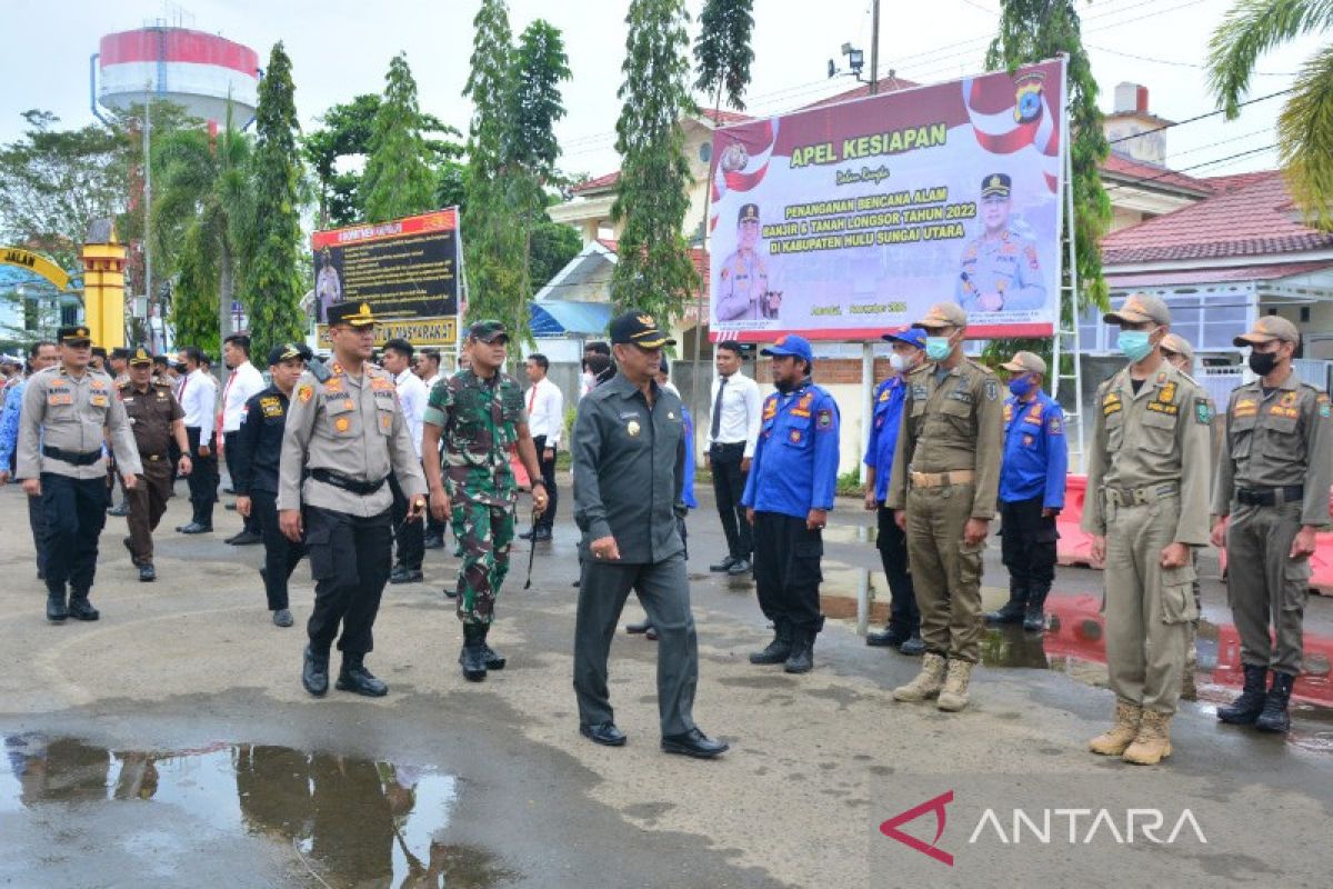 Penjabat Bupati HSU pimpin apel kesiagaan bencana