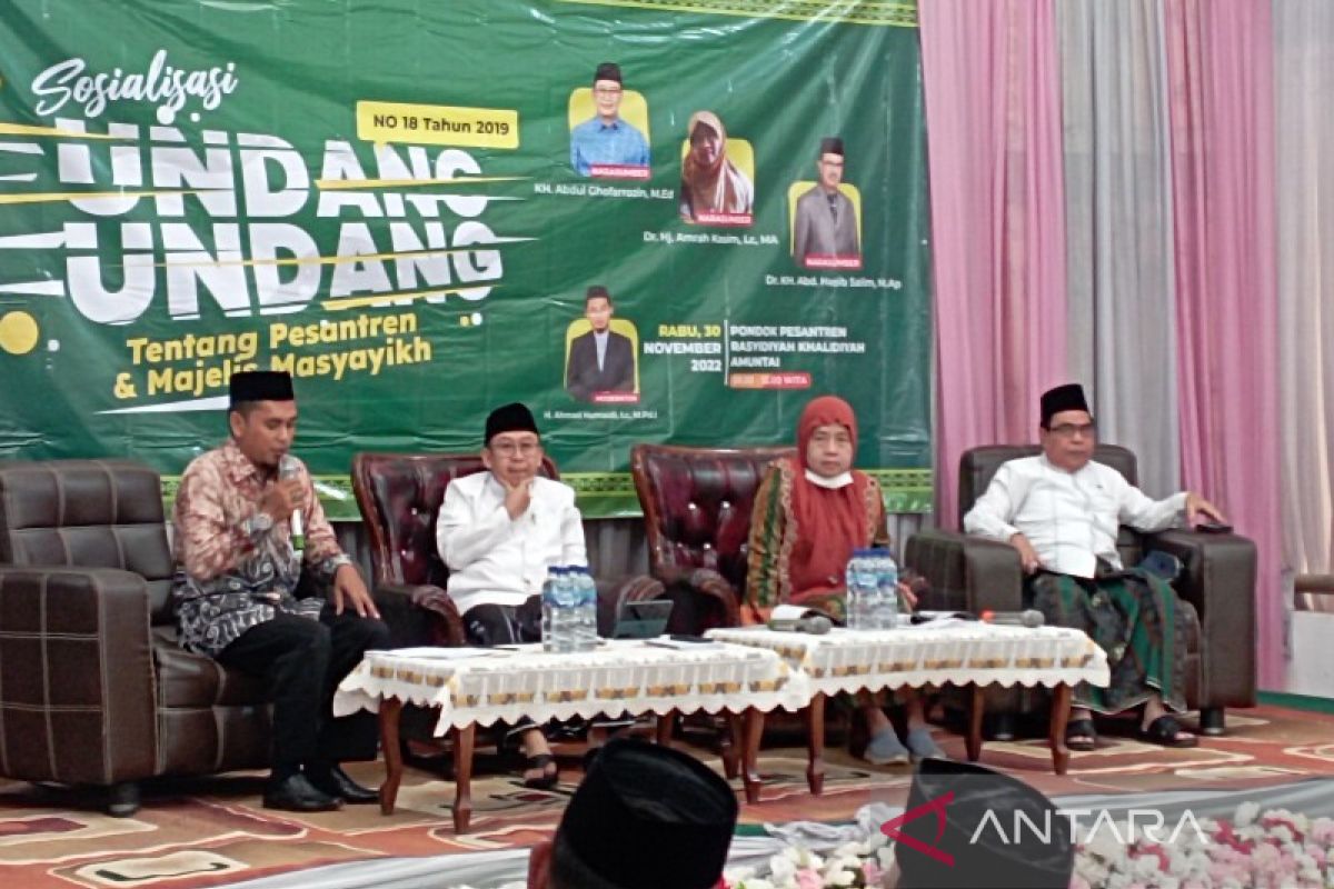 Majelis Masyayikh Pusat dorong pemda terbitkan perda penerapan UU pesantren