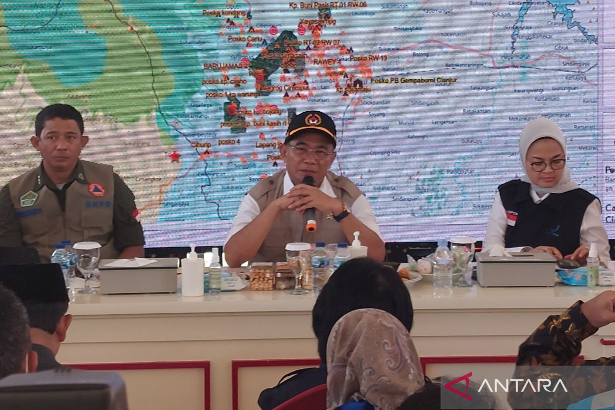Cianjur quake handling conducted through sound coordination: Minister