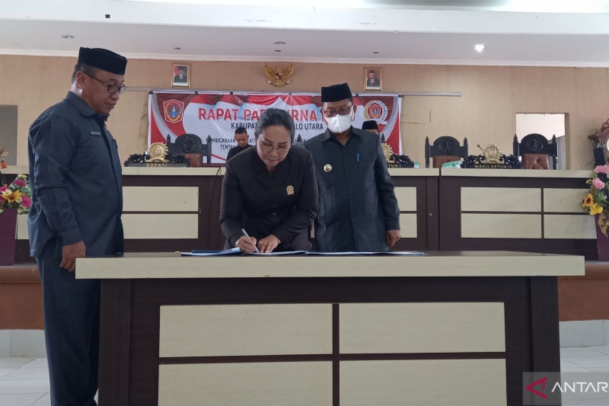 DPRD Gorontalo Utara tetapkan APBD Tahun Anggaran  2023