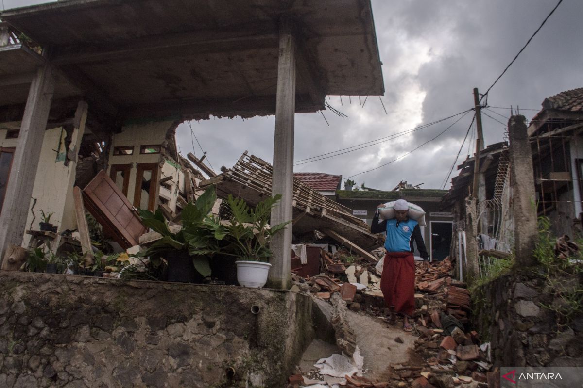 8.151 rumah rusak akibat gempa Cianjur