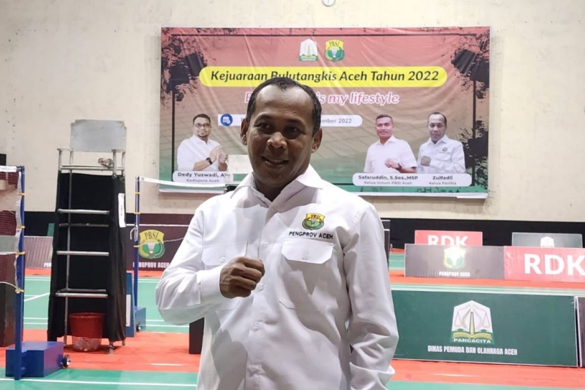 Sebanyak 226 atlet andil bagian dalam Kejuaraan Bulutangkis Aceh 2022