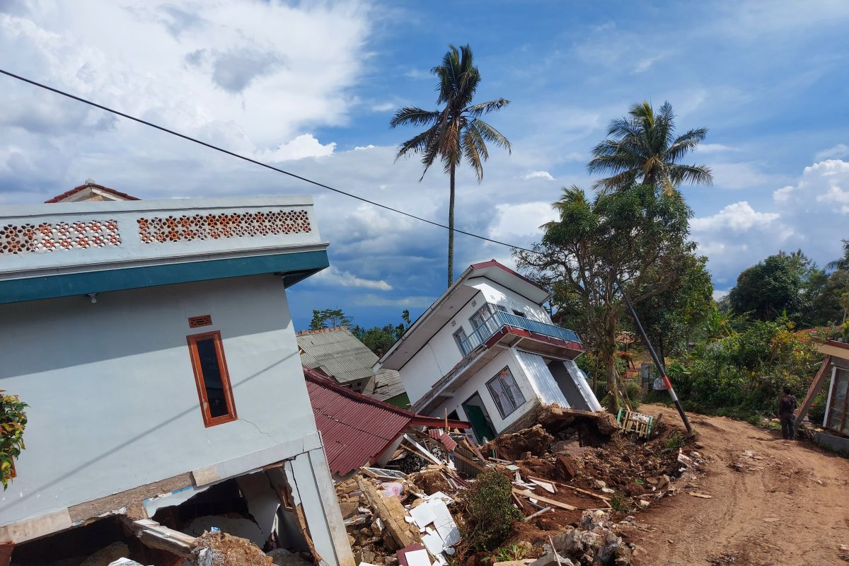 8,151 rumah rusak akibat gempa Cianjur