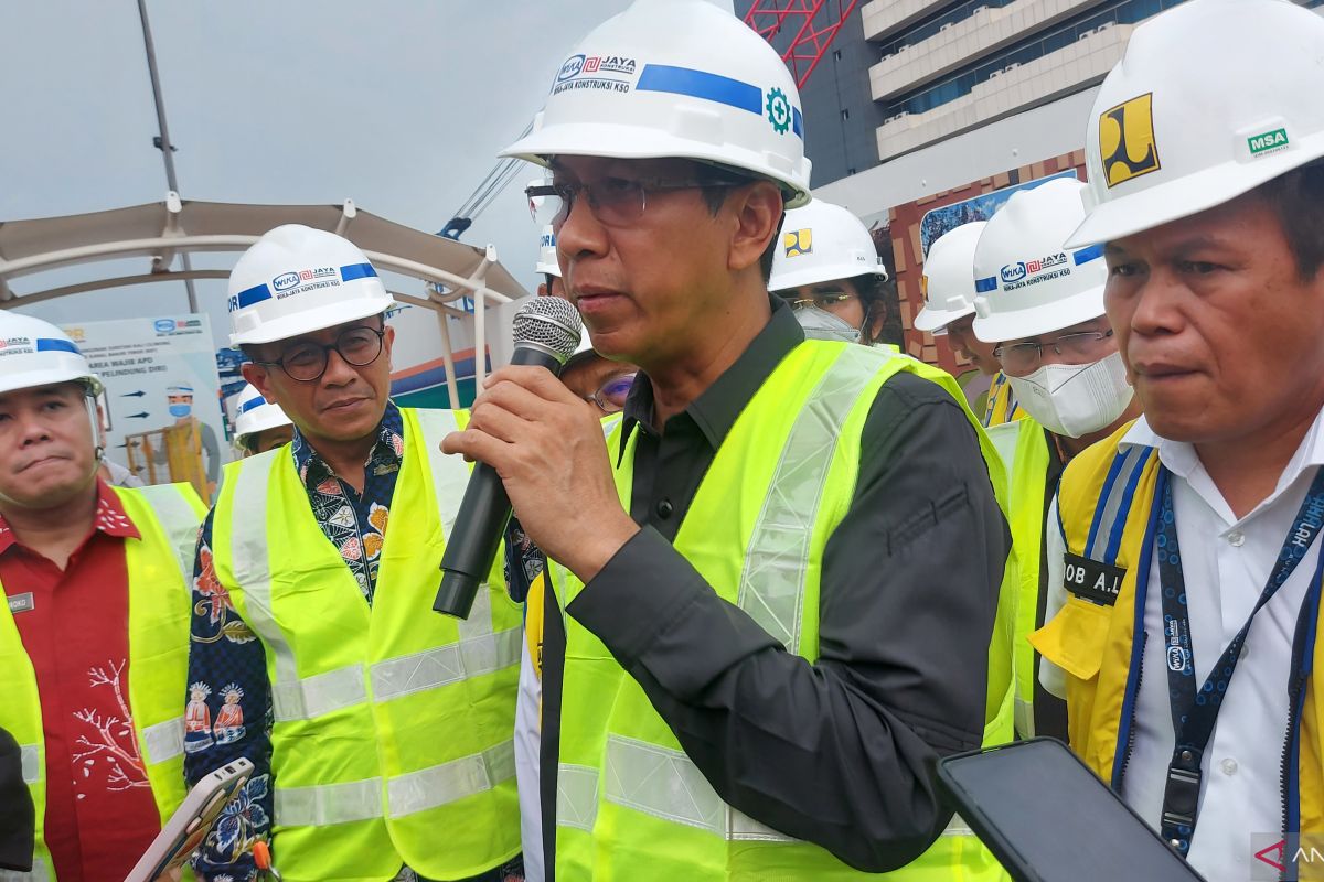 Heru sebut proyek sodetan Ciliwung selesai April 2023