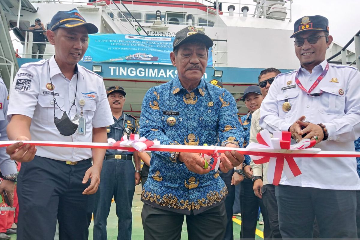 Bupati Belitung optimis beroperasinya KMP Puteri Leanpuri dorong pertumbuhan ekonomi