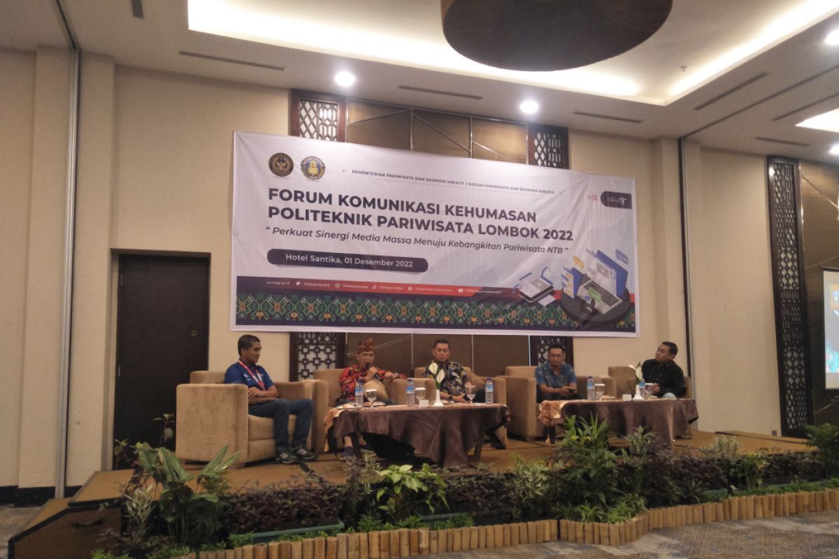 Poltekpar Lombok perkuat sinergi dengan media dukung kebangkitan pariwisata
