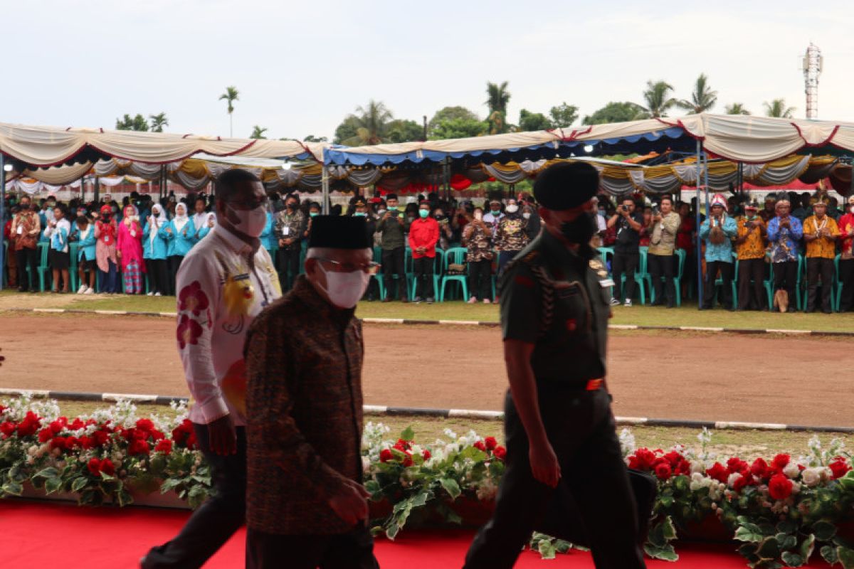 VP Amin attends Christmas celebration in Papua