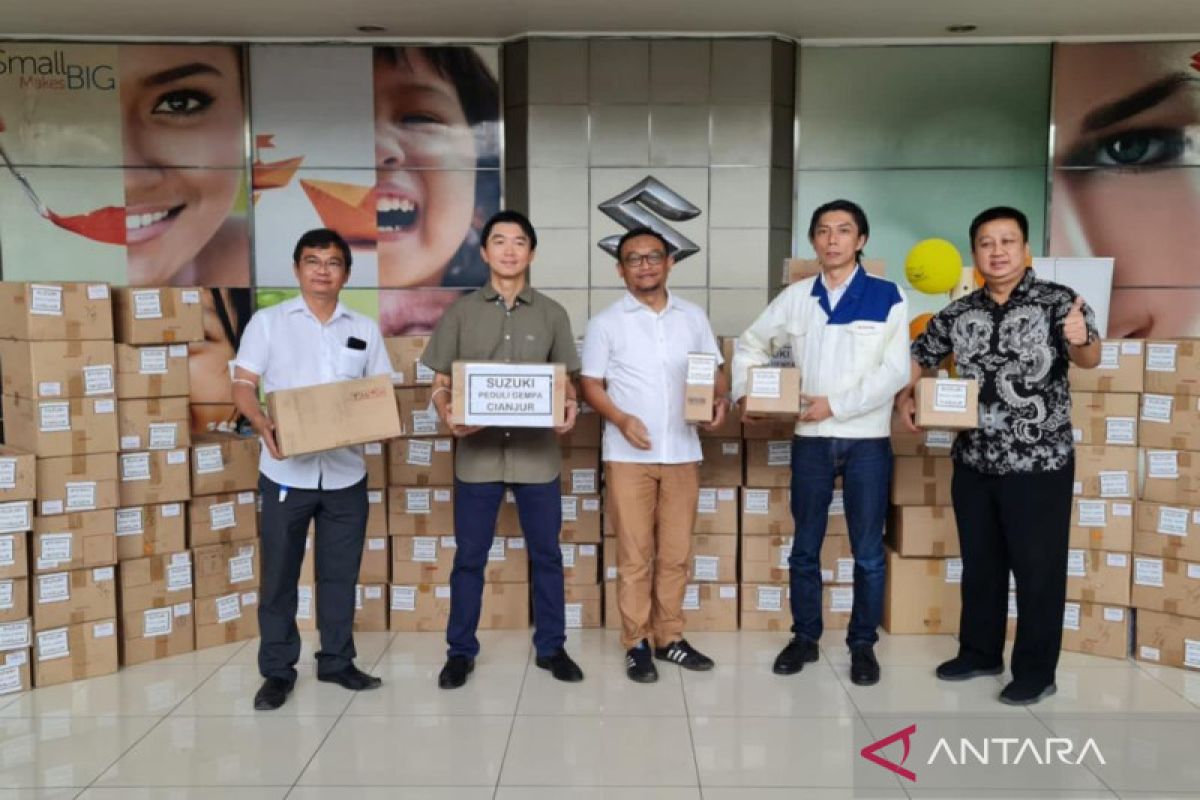 Suzuki bersama SSC dan SCRC salurkan bantuan korban bencana Cianjur