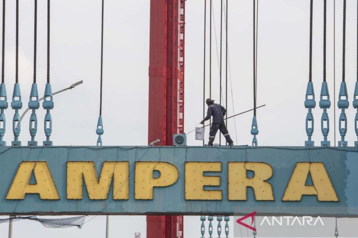 Gubernur: Pembangunan lift Jembatan Ampera Palembang untuk perawatan