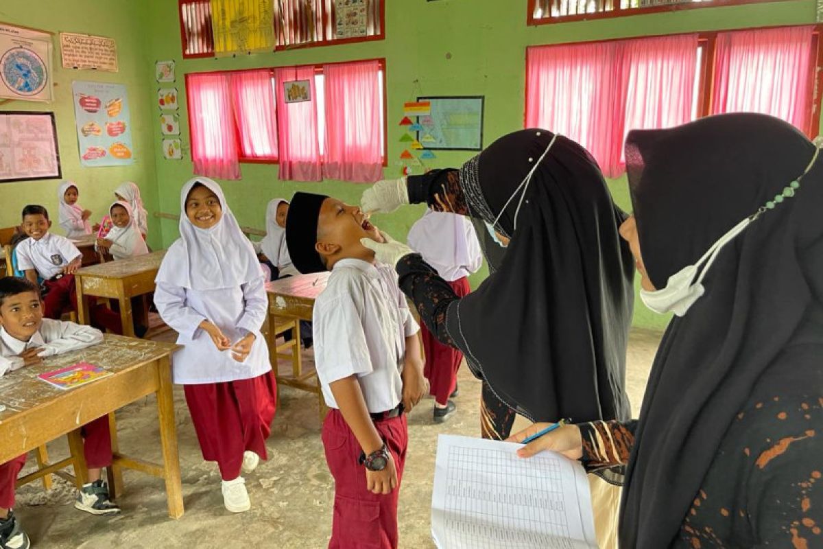 Realisasi imunisasi polio di Kabupaten Pidie capai 49,5 persen