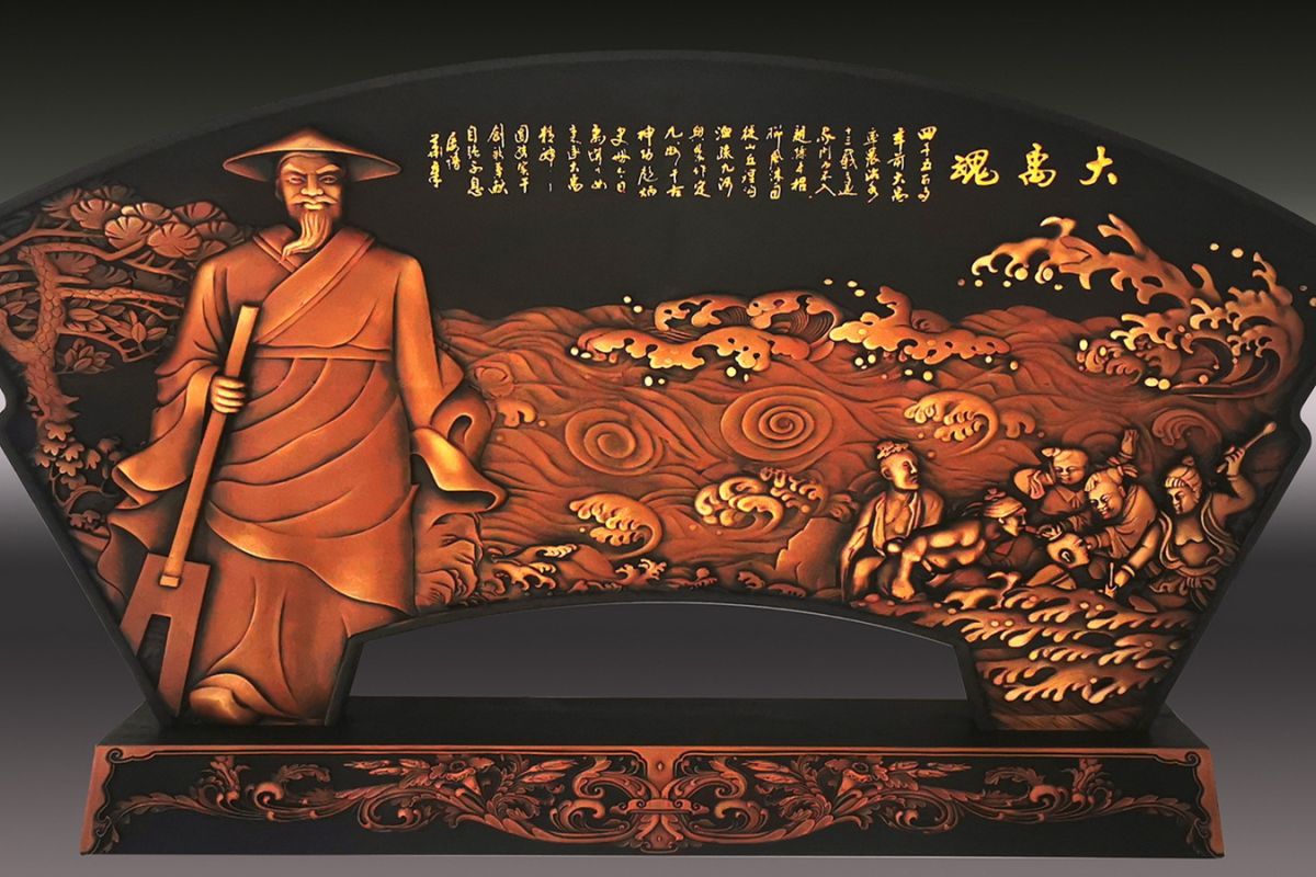 Yucheng Deyuan charcoal carving, an intangible cultural heritage of Shandong Province