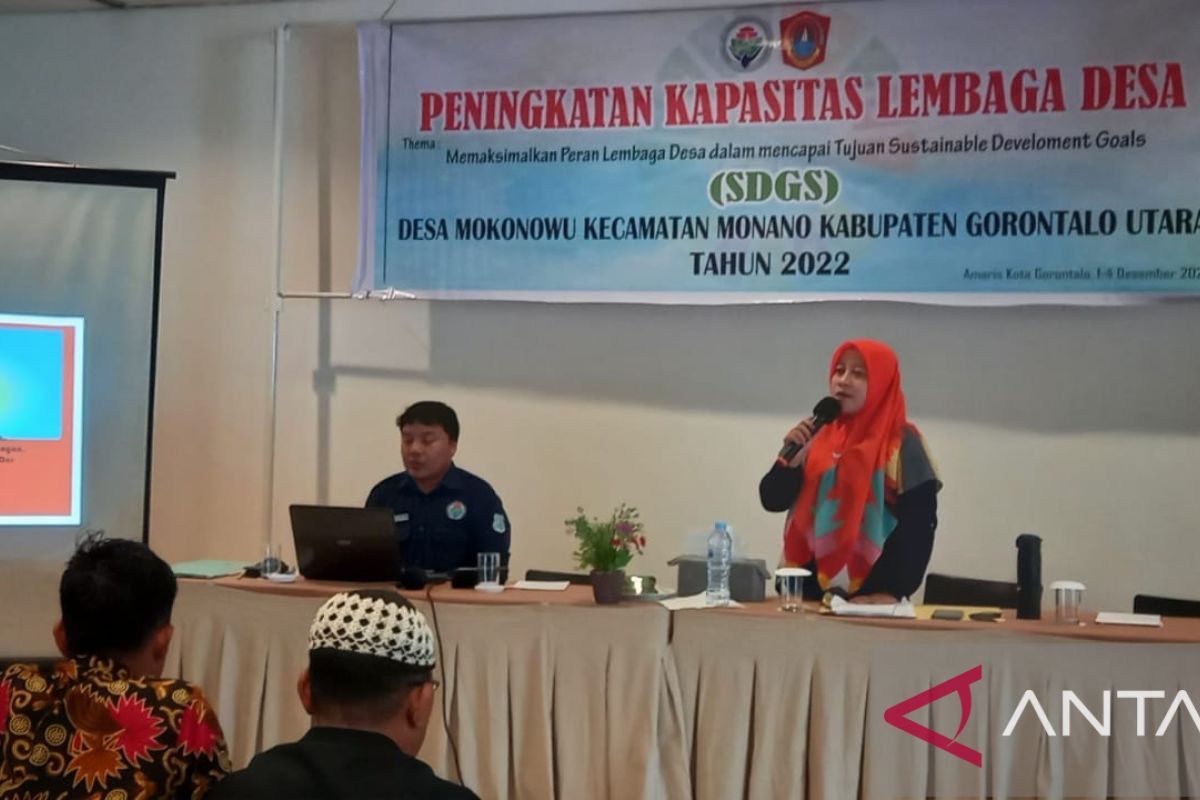 Pemkab Gorontalo Utara dorong peningkatan kapasitas lembaga desa