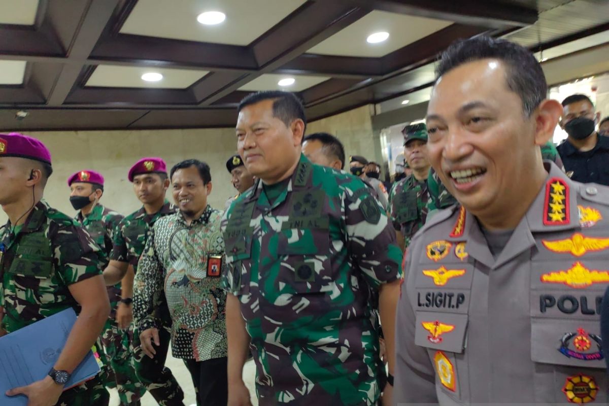 TNI commander candidate Margono arrives for fit and proper test
