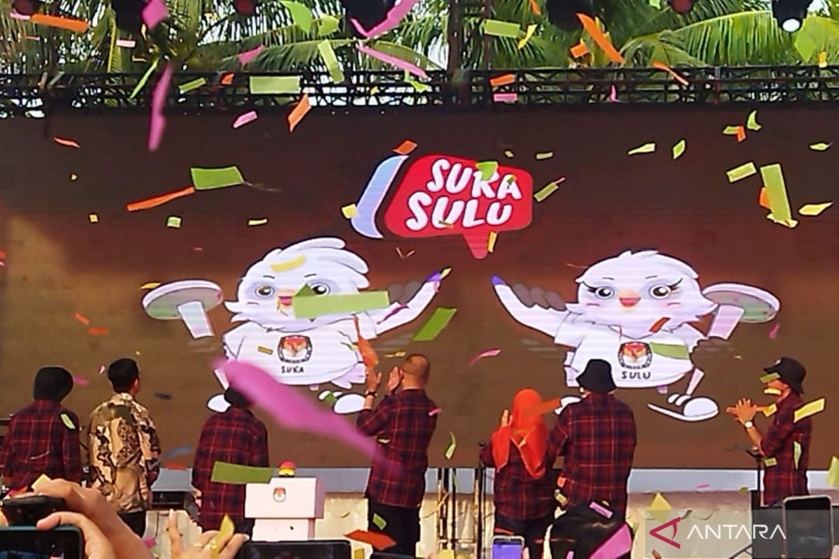 KPU luncurkan maskot dan "jingle" Pemilu 2024 ANTARA News Sulawesi